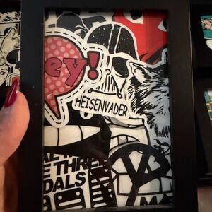 Graphic Art Print with Pop Culture Design